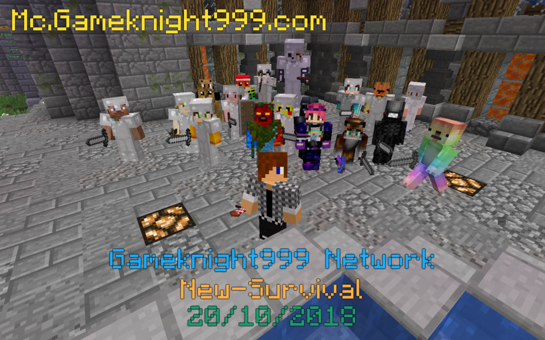 The updated 1.13.1 Gameknight999 server is running strong!